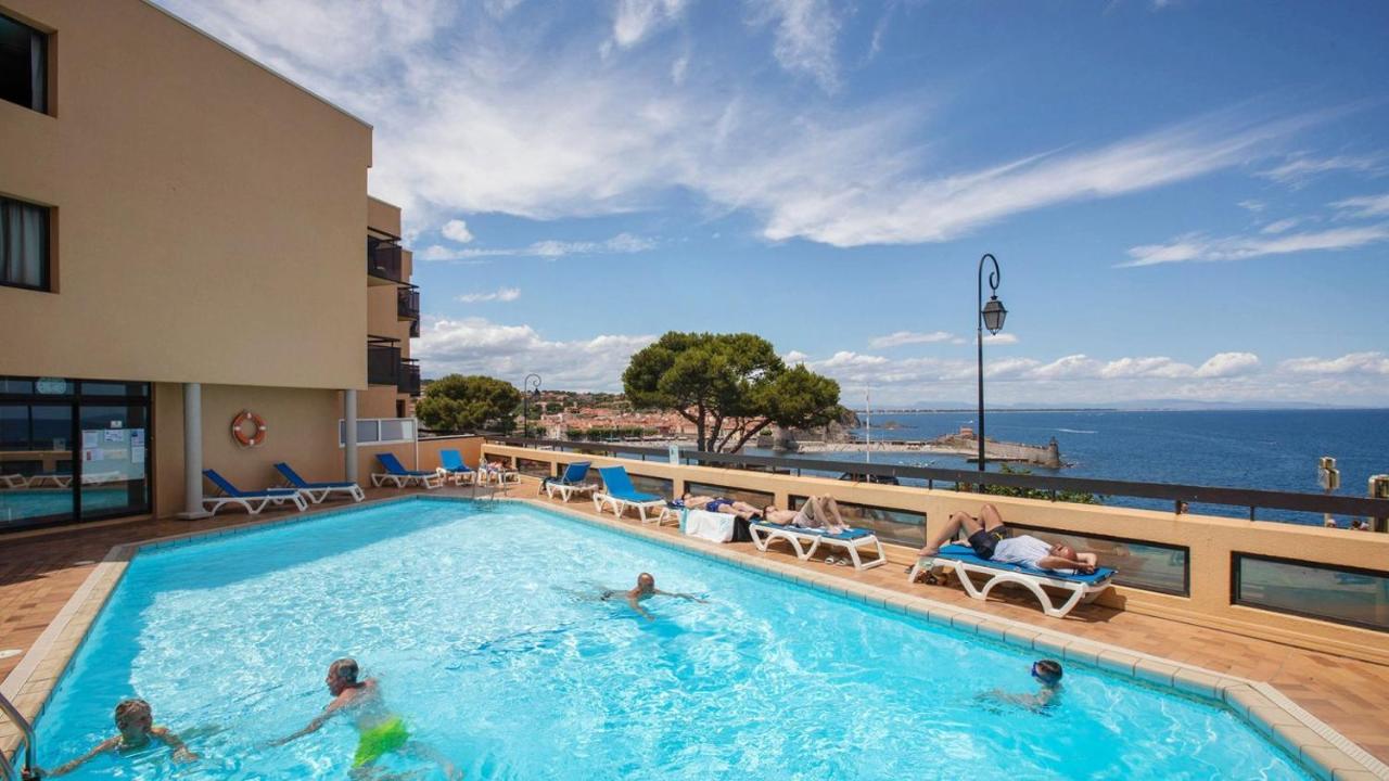 Vue Imprenable - Piscine - Parking Prive - Terrasse - Collioure Apartment Luaran gambar